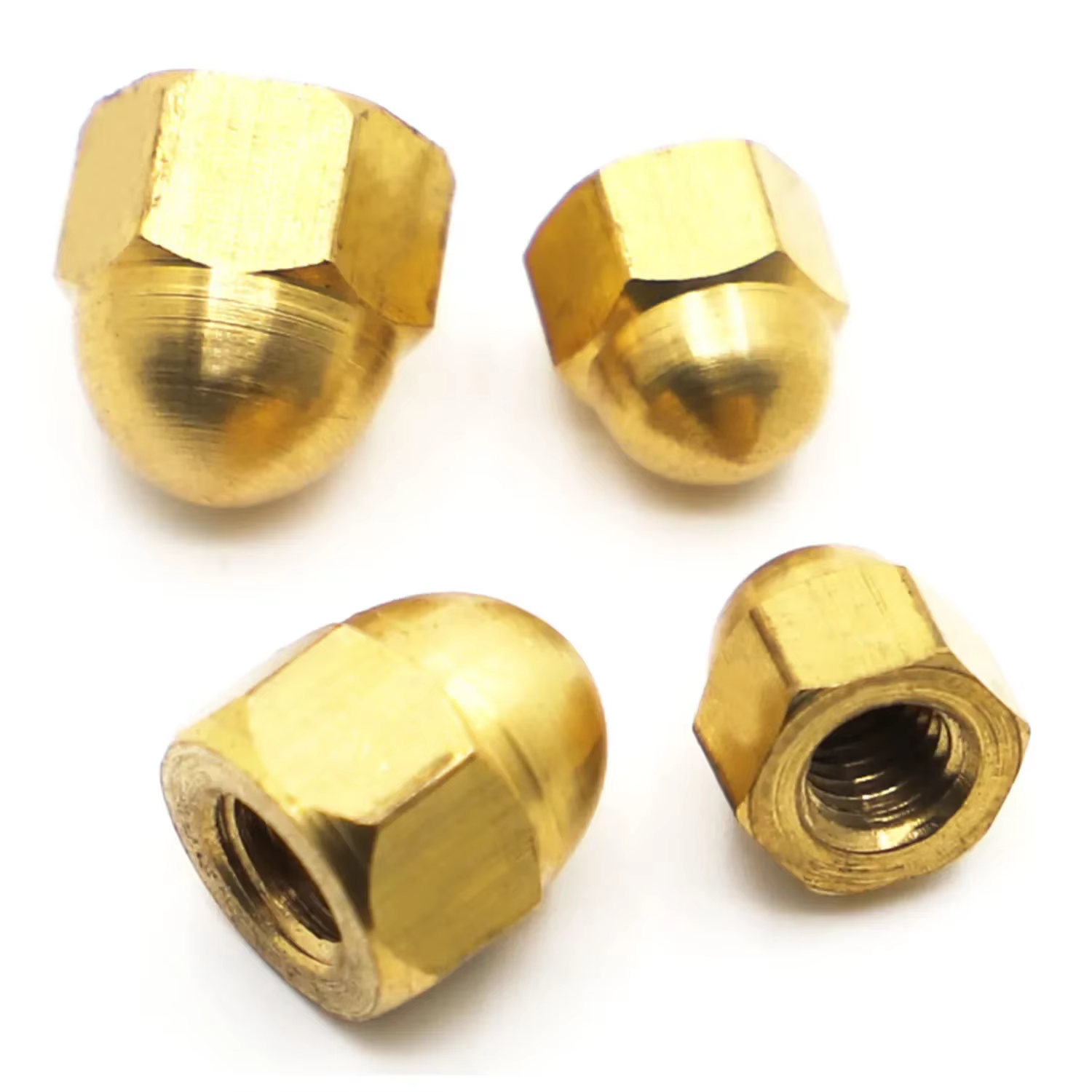 Écrou à Tête Hexagonale en Cuivre M3, M5, M6, M8, M10, M12, M14, M16, Din1587