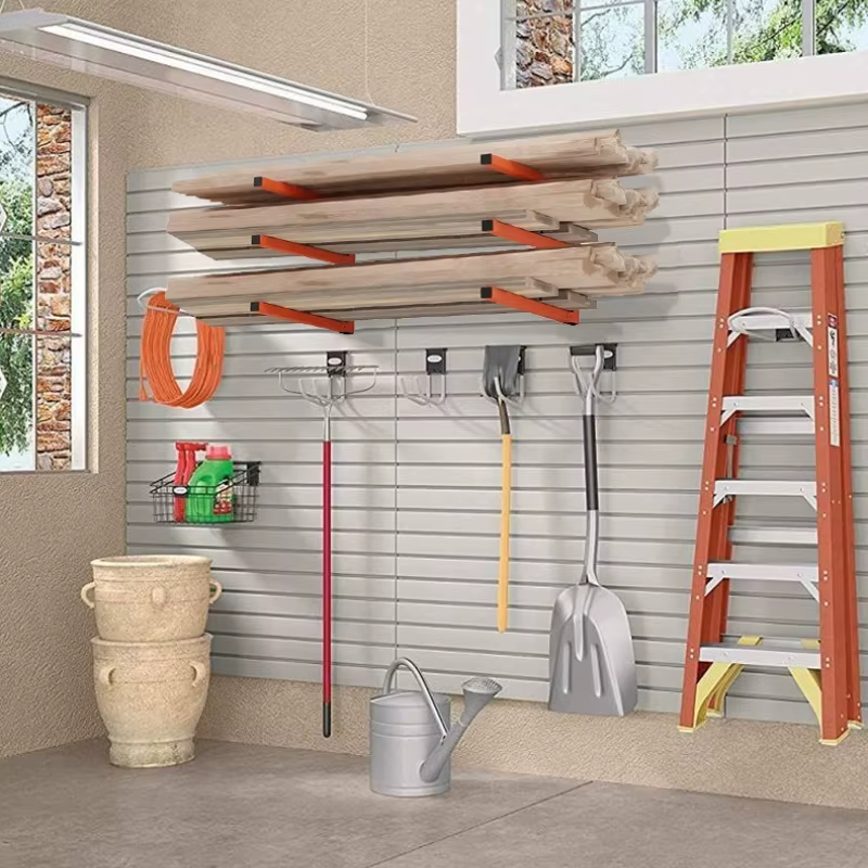 2 supports à bois de chauffage d'intérieur et d'extérieur