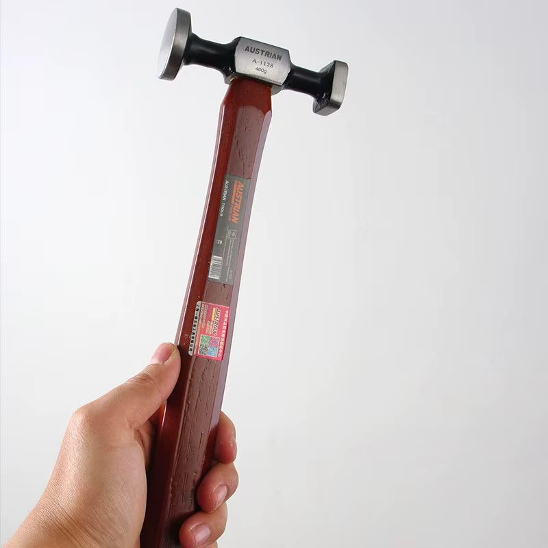Marteau à cuir professionnel en acier au carbone à double tête pour outils de maroquinerie et de tôlerie