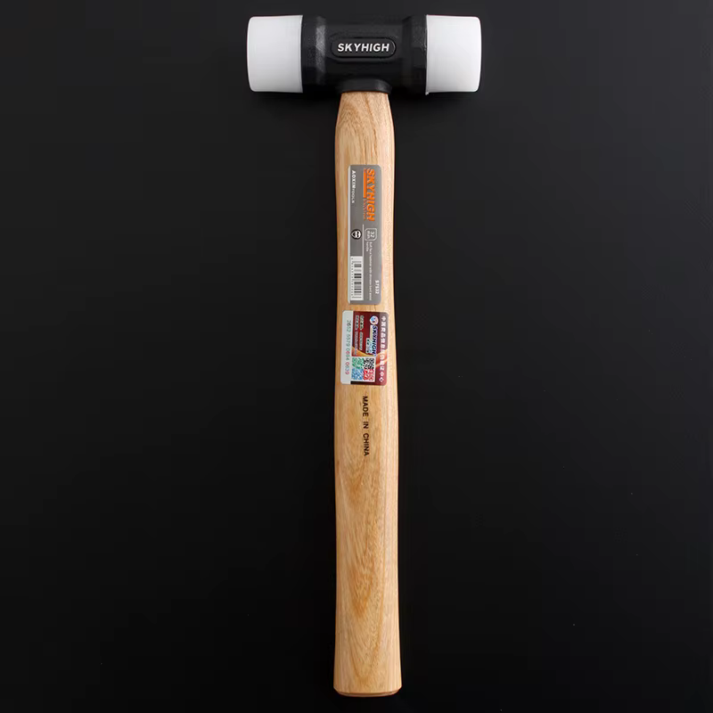 Marteau de maroquinerie en nylon de 32 mm avec manche en bois de noyer