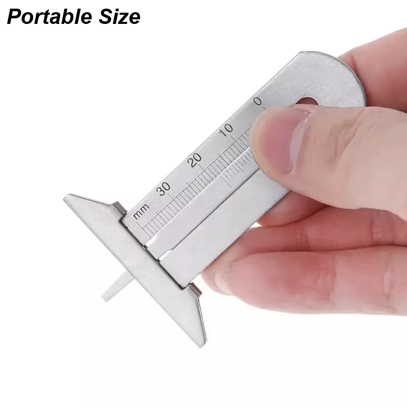 Mesureur de profondeur en acier inoxydable