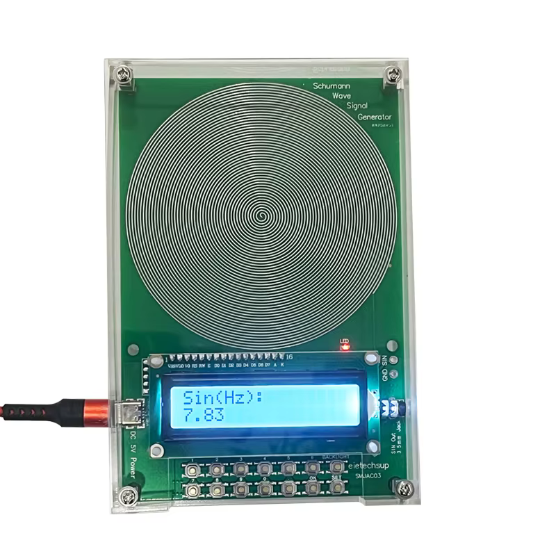 Générateur de résonance d'ondes Schumann 7.83Hz, résonateur Audio d'impulsion à fréquence ultra basse, Interface type-c 0.01Hz ~ 100000 Hz réglable