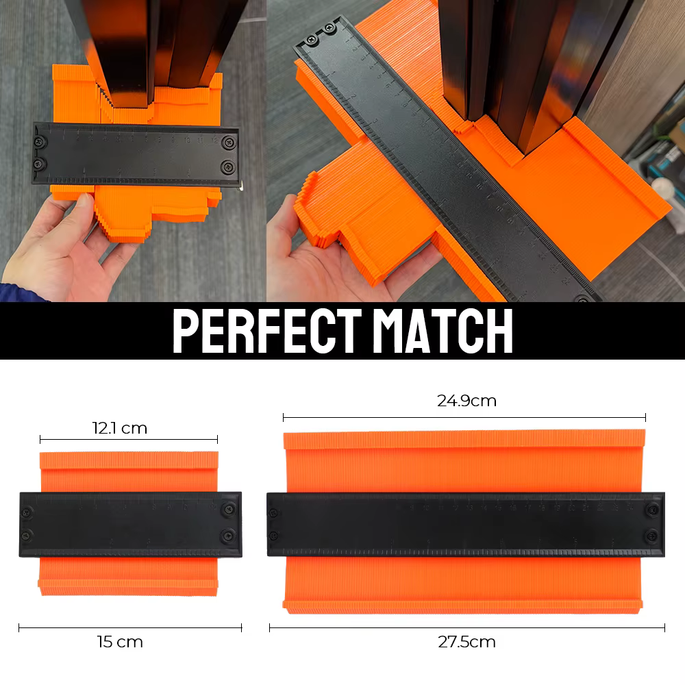 Règle de mesure Meethulp pour carreaux stratifiés