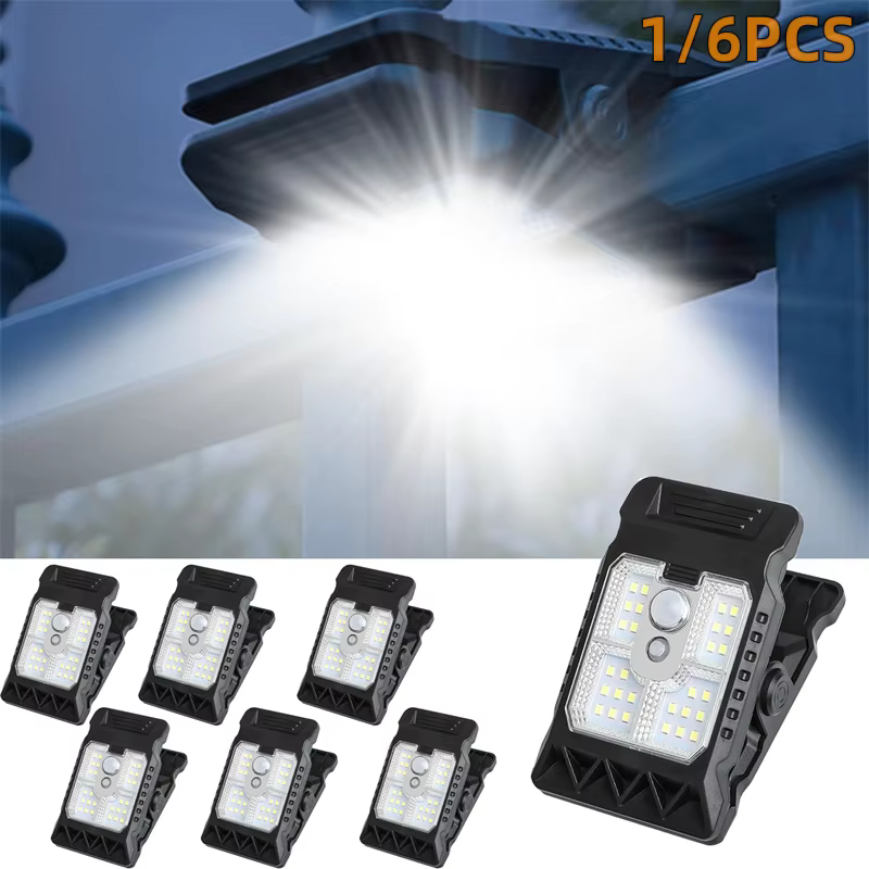 Lampes solaires à clipser pour l'extérieur