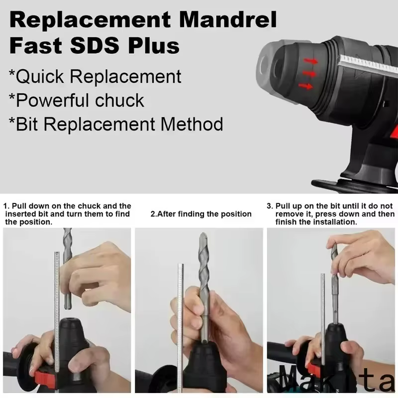 Marteau perforateur rotatif sans fil Makita