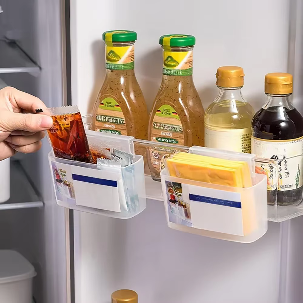 Lot de 2 supports à fromage tranché pour réfrigérateur