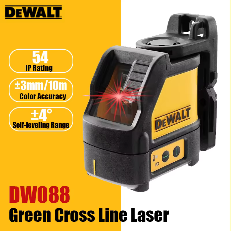 Niveau laser DEWALT 2 lignes DW088 50M