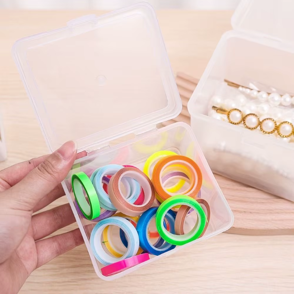 Boîte de Rangement Polyvalente en Plastique avec Couvercle