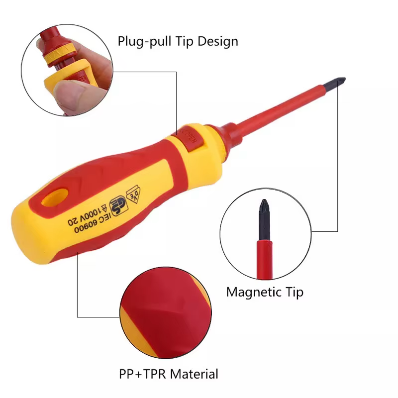 Kit d'outils de réparation pour électricien 13 pièces