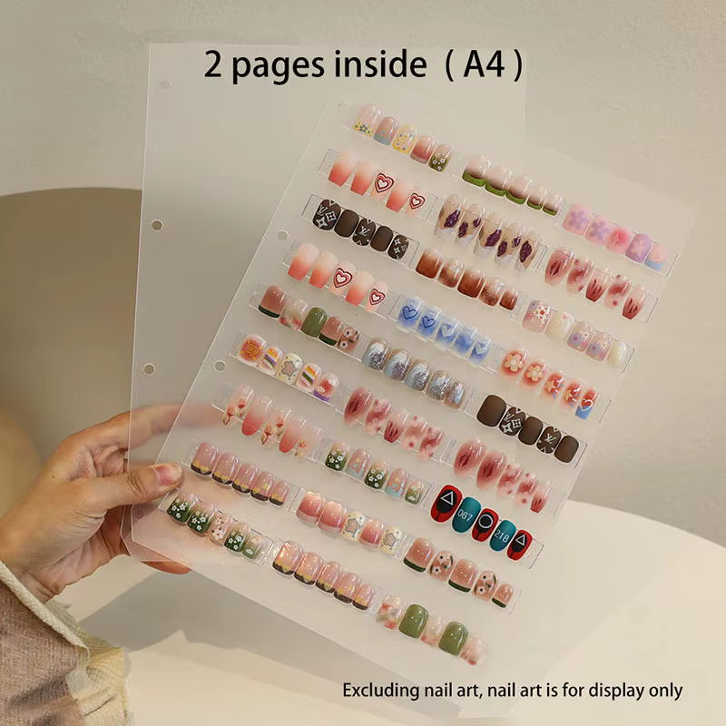 Album de rangement grande capacité pour pièces de nail art