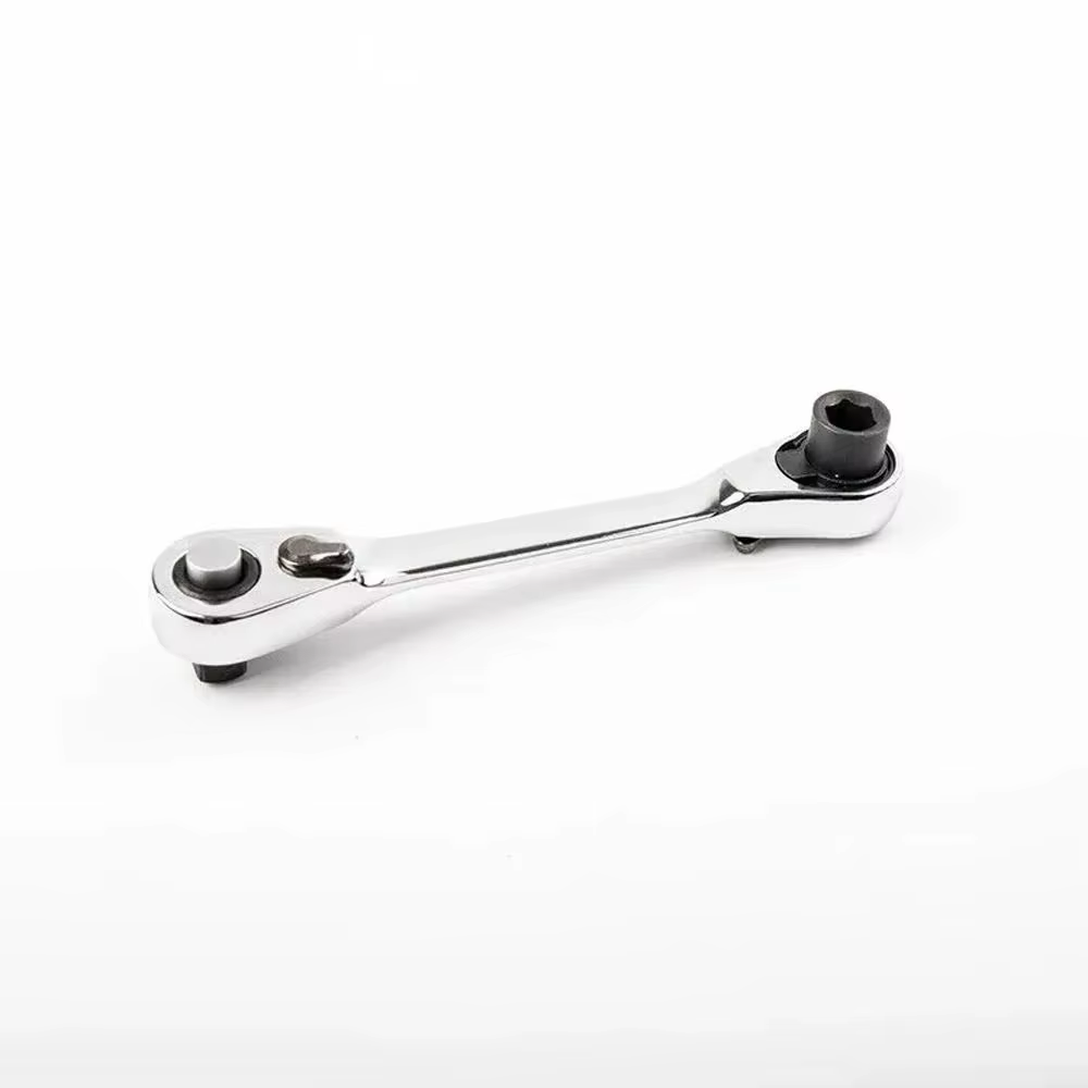 Rafford Mini aigus 1/4 clé à cliquet Double extrémité clé