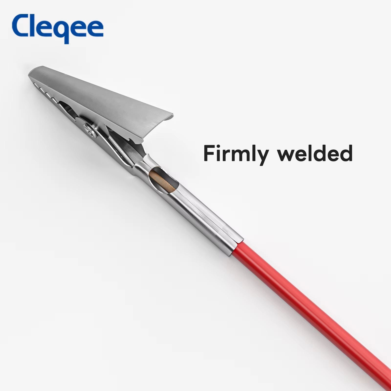 Cleqee-Pince crocodile à double extrémité avec câble de test en cuivre flexible