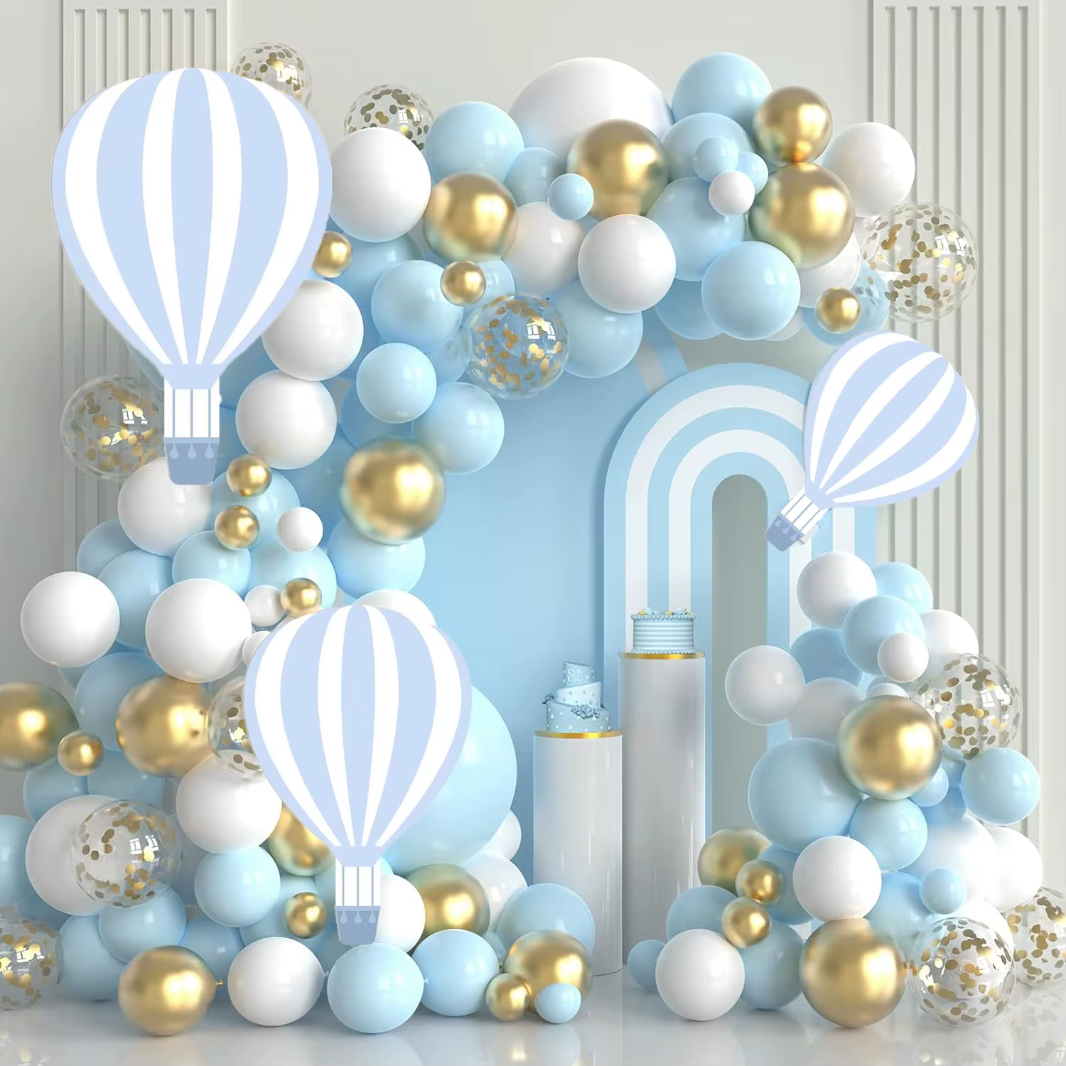 Ballon à Air chaud KT Board bleu rose