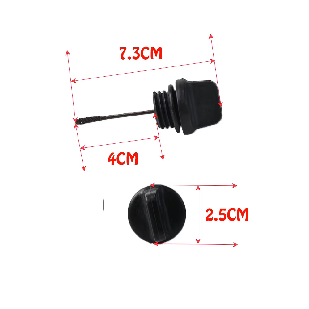 Jauge d'huile moteur de moto