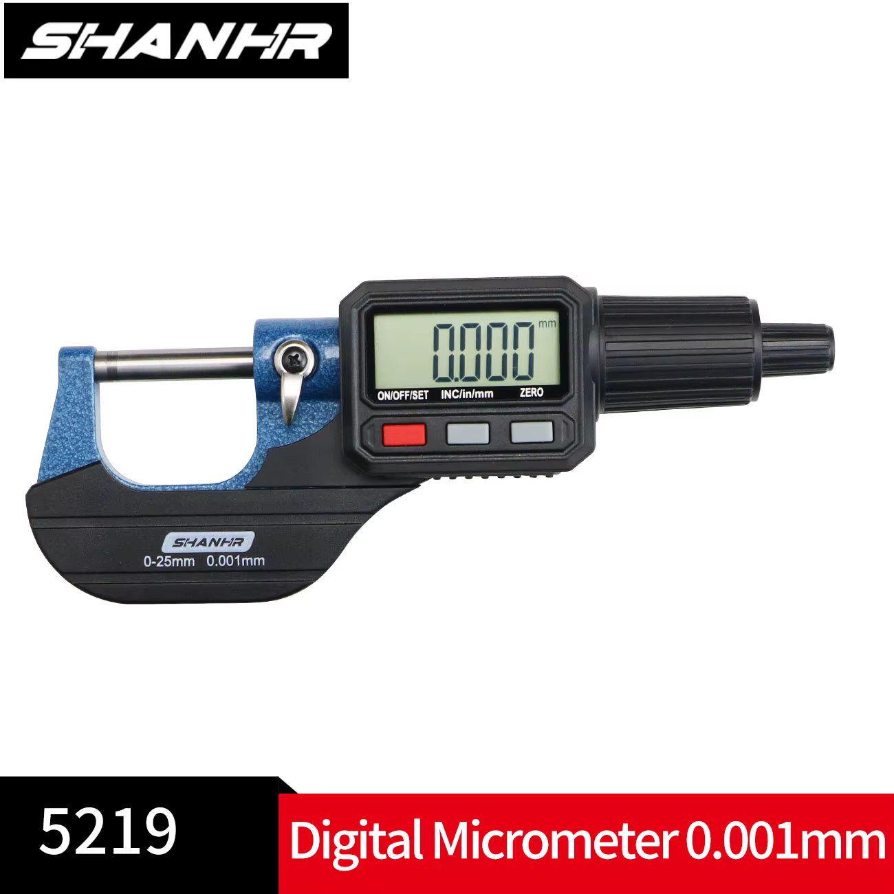 Micromètre numérique SHANHR 0-25 mm