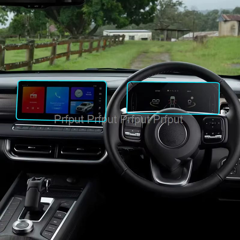 Protection de tableau de bord en verre trempé pour GWM Cannon Ultra 2025, Film autocollant de protection pour écran LCD d'infotainment de navigation de voiture