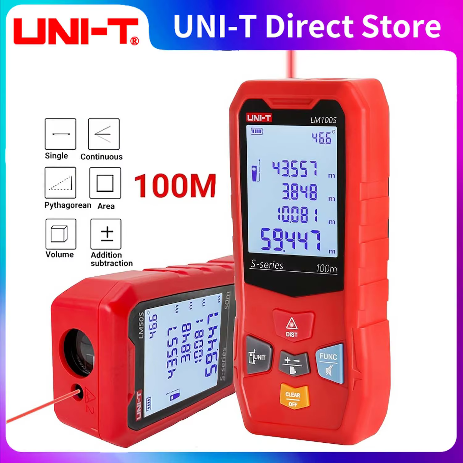 Télémètre Laser unité LM40S/60S/100S 40M