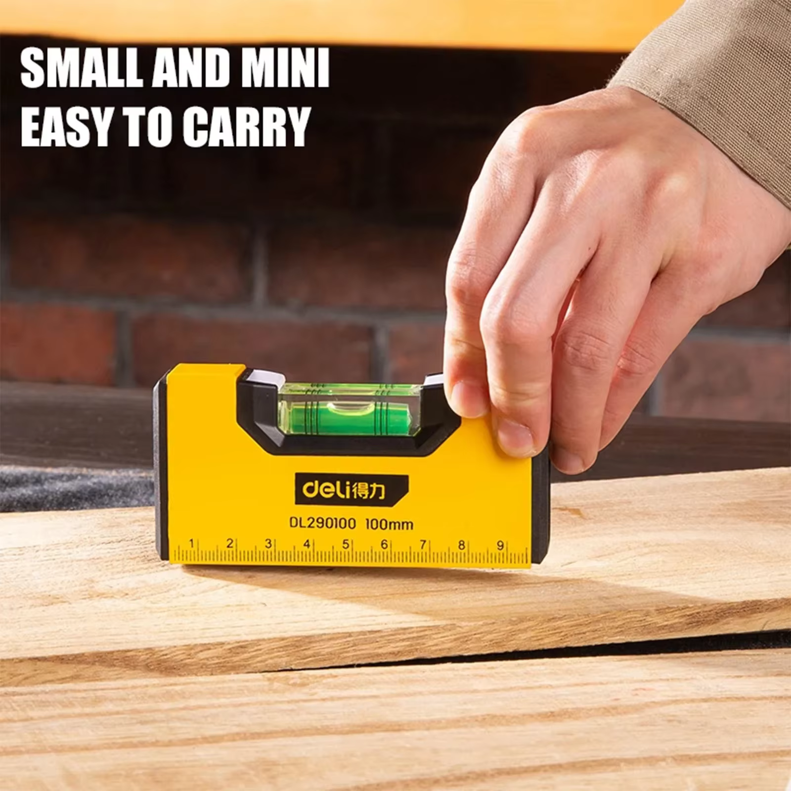 Niveau de poche magnétique Portable 100mm
