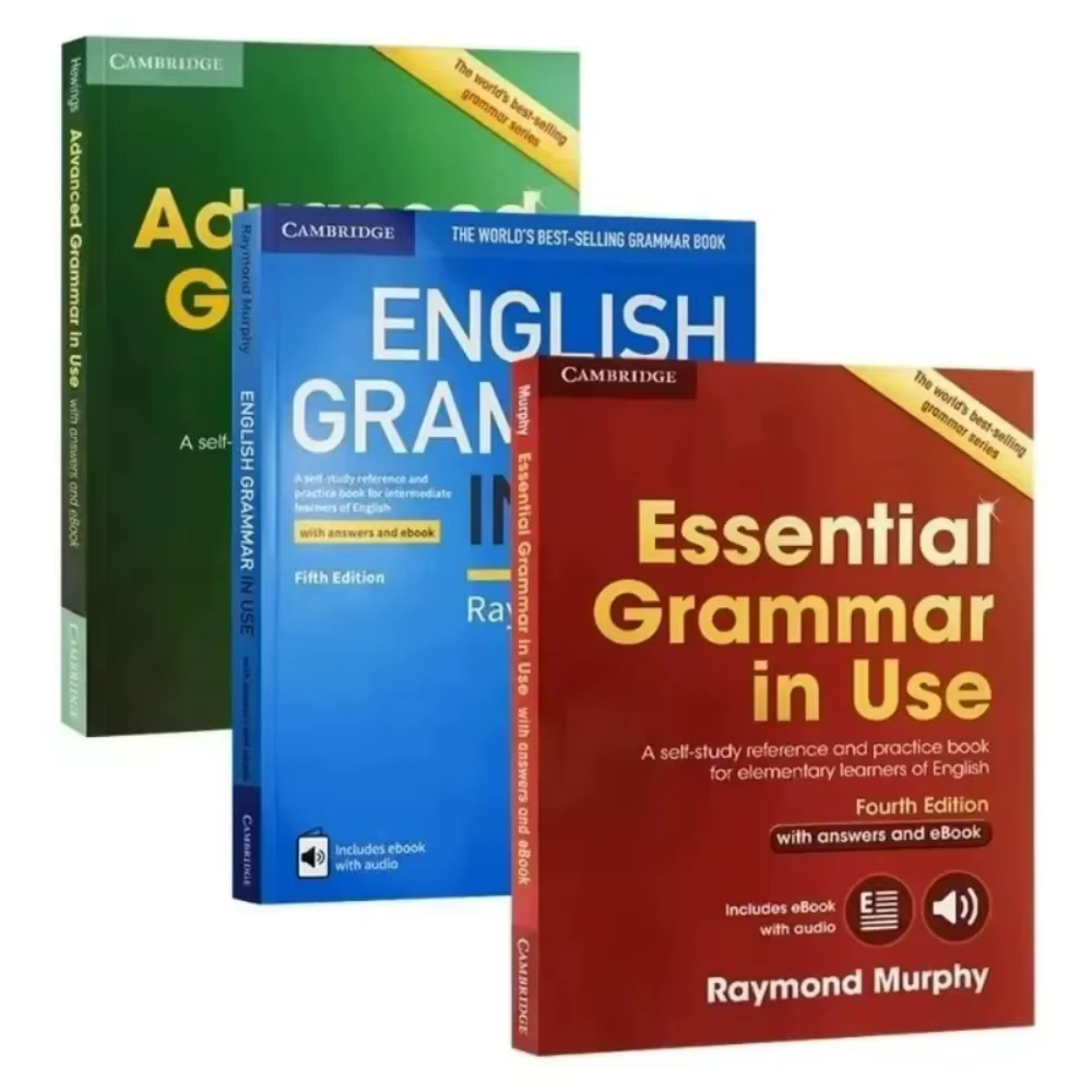 Grammaire anglaise élémentaire de Cambridge, grammaticaletude anglaise essentielle avancée, livre professionnel de préparation aux tests d'anglais
