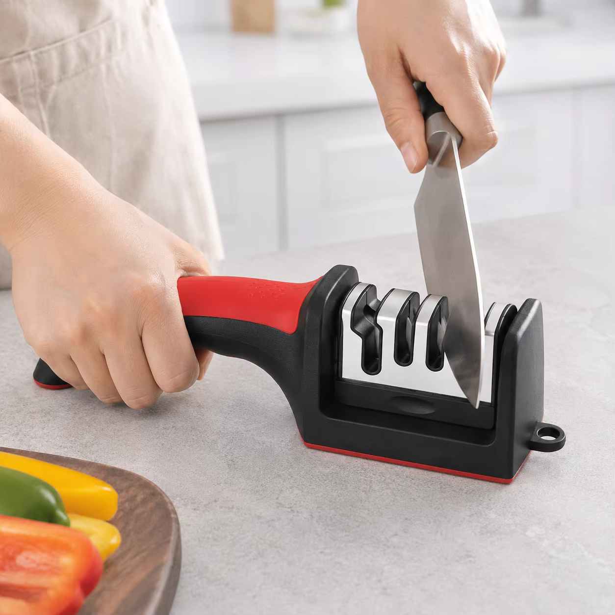 Affûteur de couteaux à 3 segments