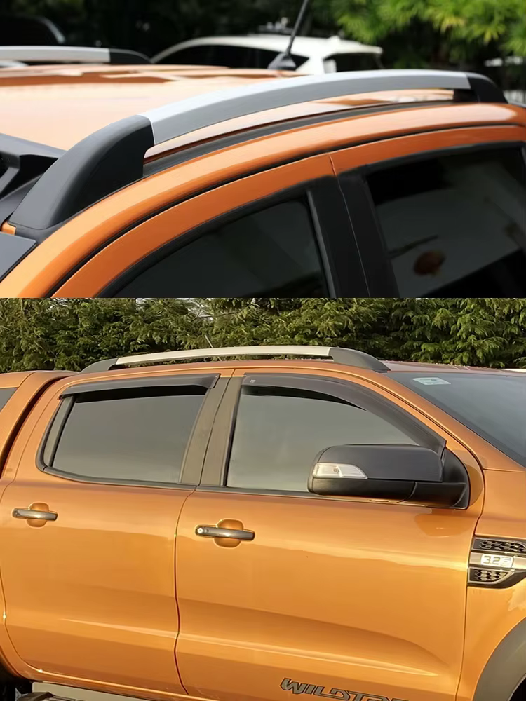 Barre transversale de galerie de toit supérieure pour Ford Ranger Wildtrack XL XLS XLT T6 T7 T8 2012 – 2022, porte-bagages en aluminium