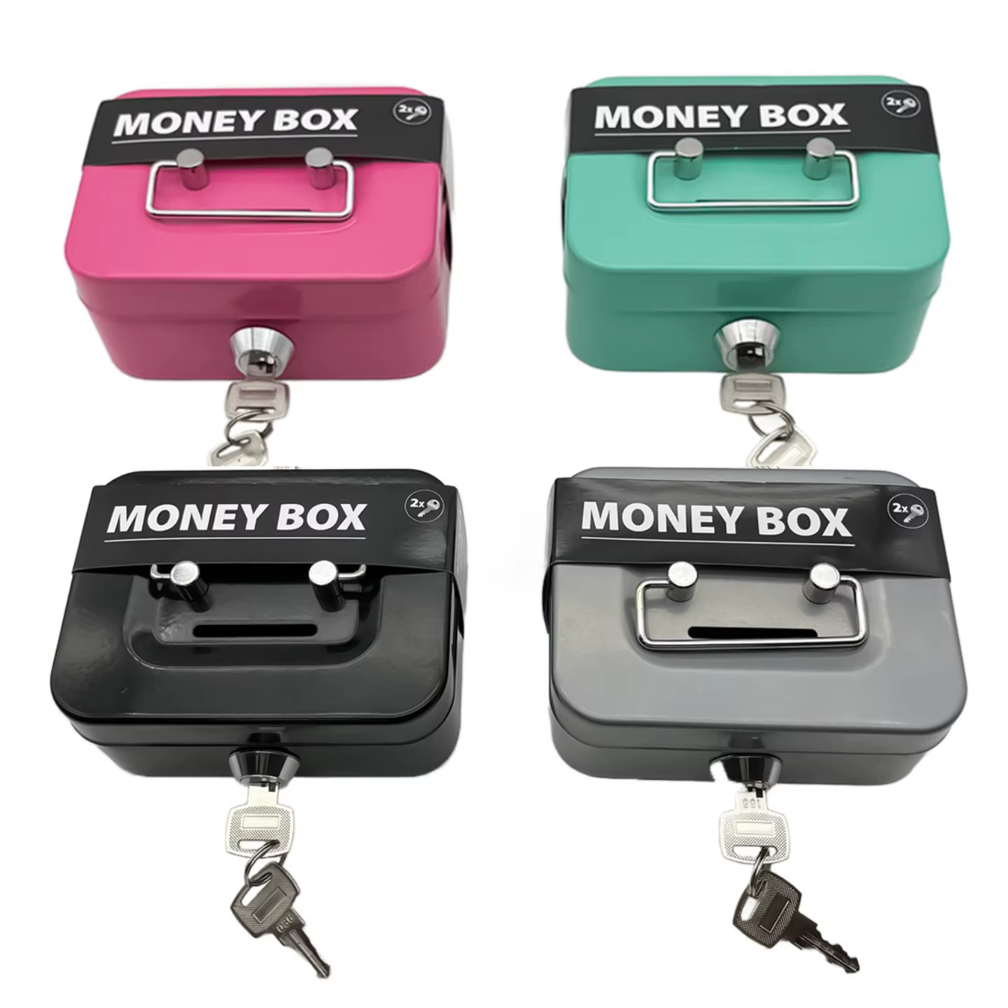 Nouvelle boîte de rangement de tirelire portable créative de petite taille