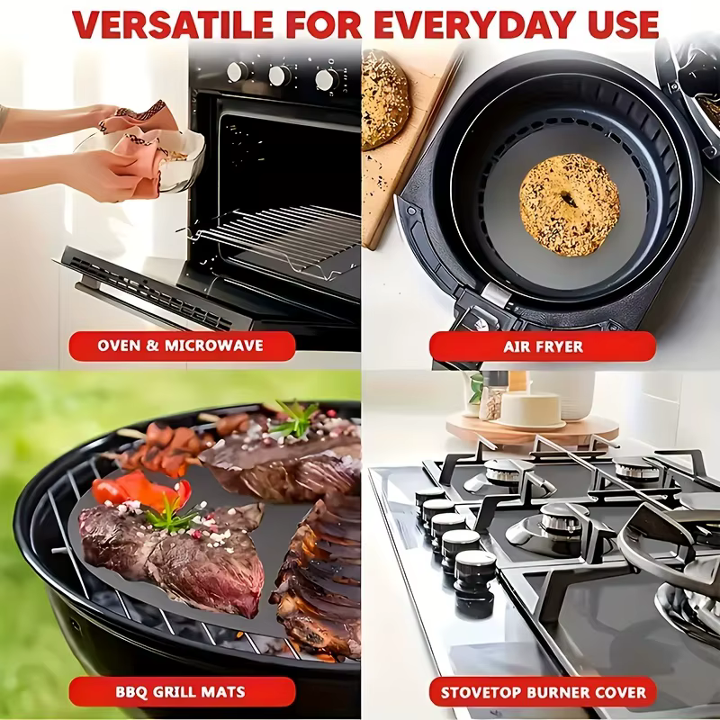 Tapis de Barbecue antiadhésif réutilisable