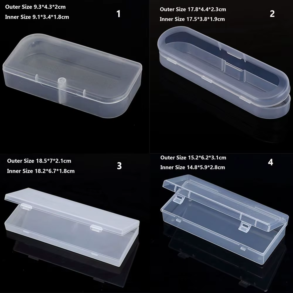 Boîte de rangement en plastique Transparent et rigide
