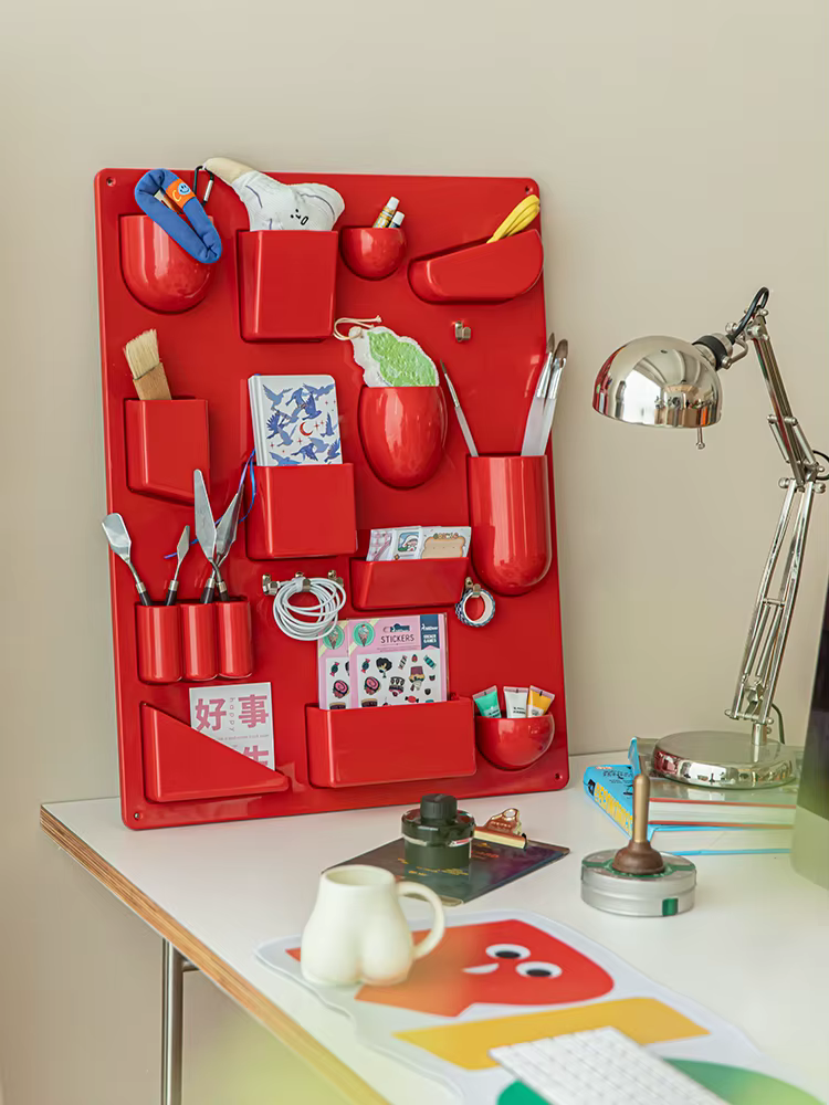 Grande étagère de rangement murale réglable T1