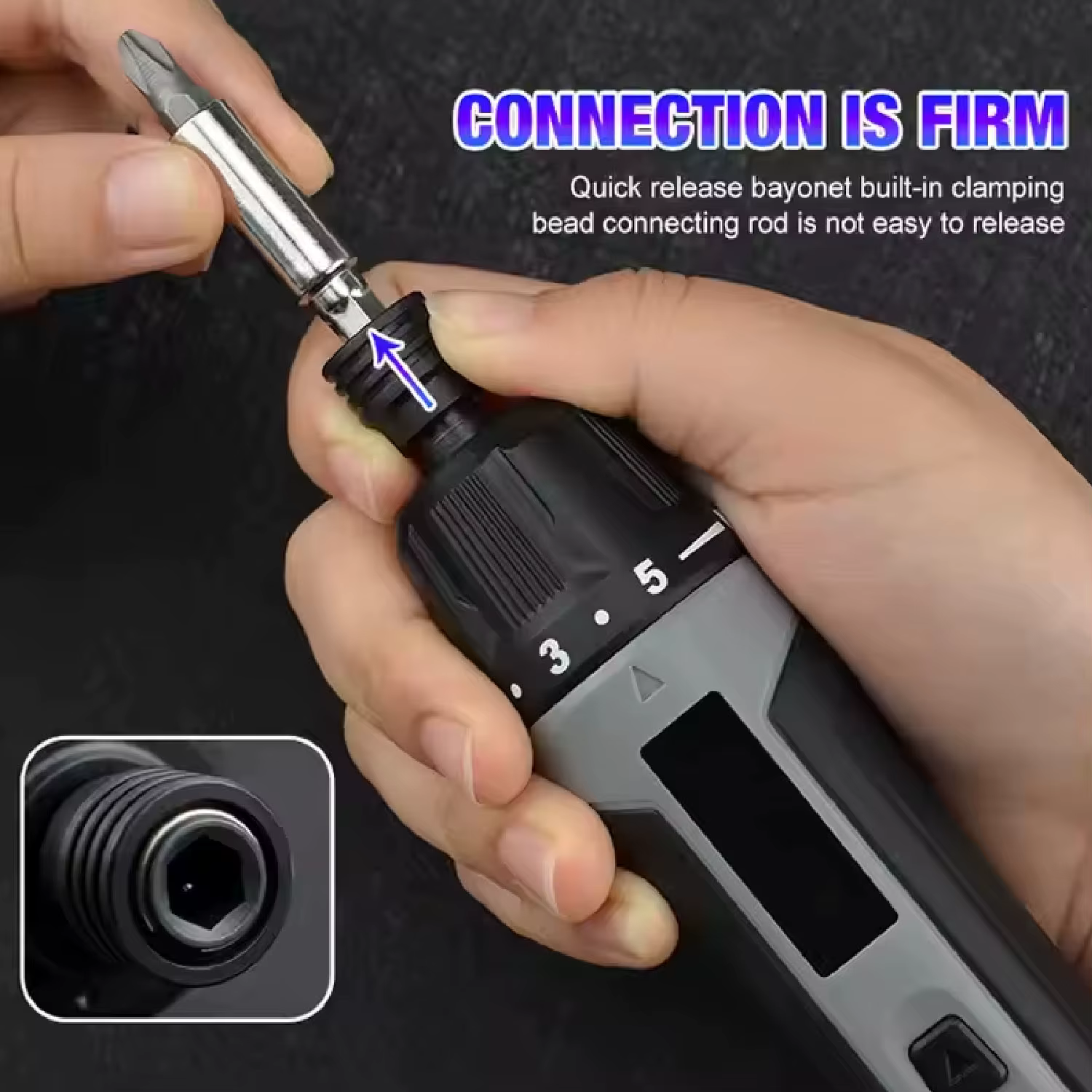 Tournevis électrique, pilote d'alimentation sans fil 360 tr/min