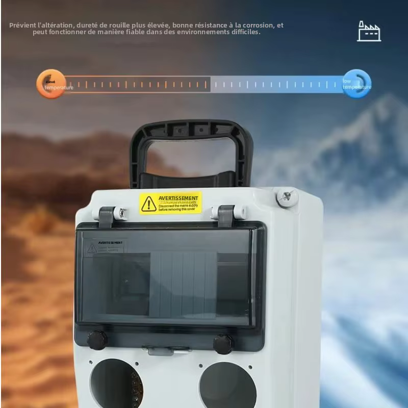Boîte électrique portable temporaire pour la construction