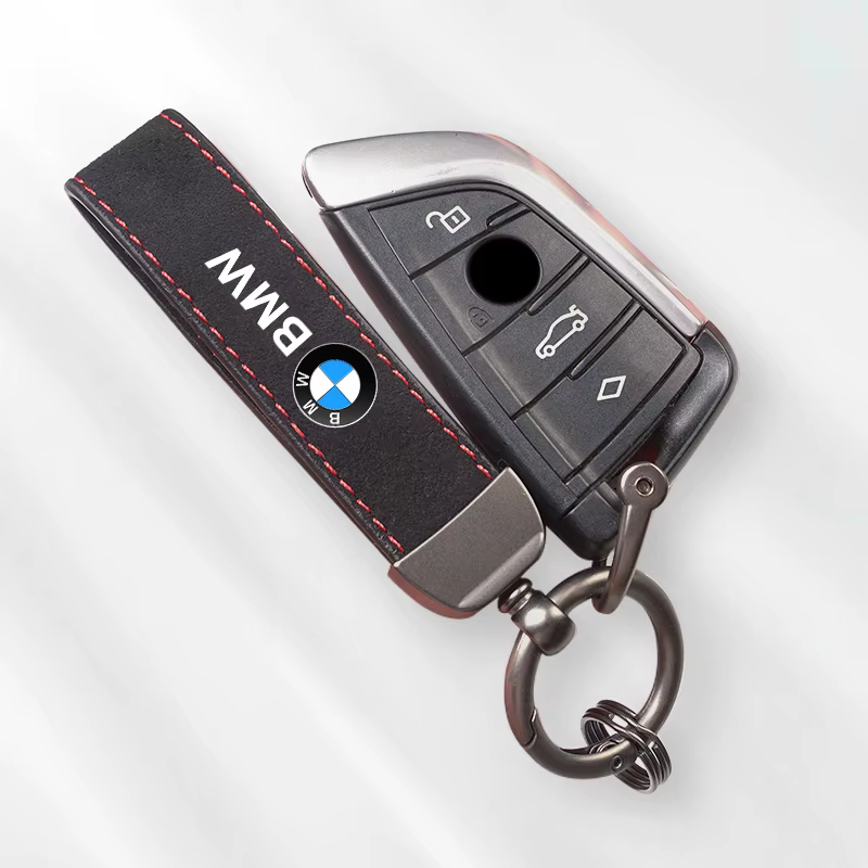 Porte-clés de voiture en cuir de luxe