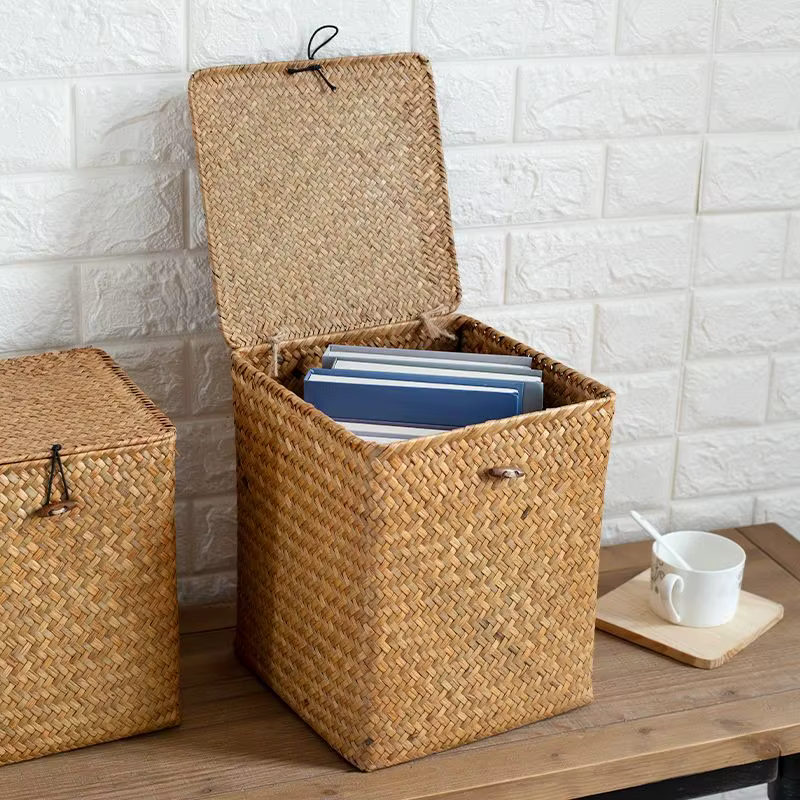 Panier de rangement d'herbe