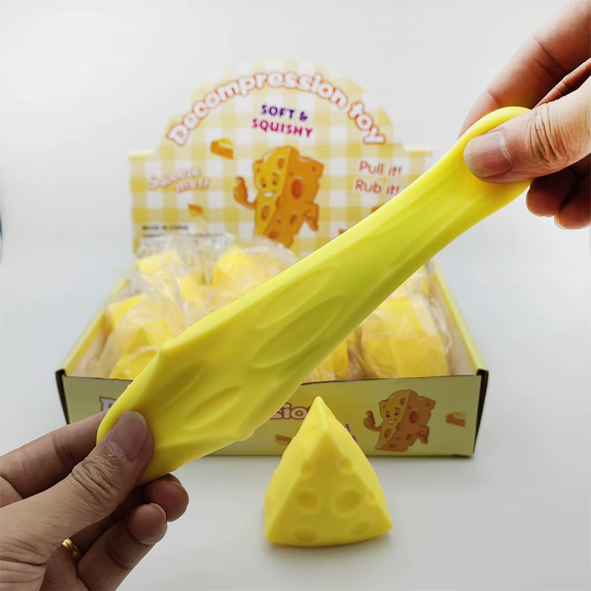 Jouet Squishy en forme de fromage