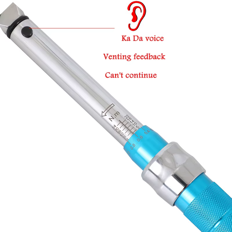 Clé dynamométrique tête Interchangeable 2-60Nm 9*12mm précision d'entraînement carré 4% outil de clé d'entretien de