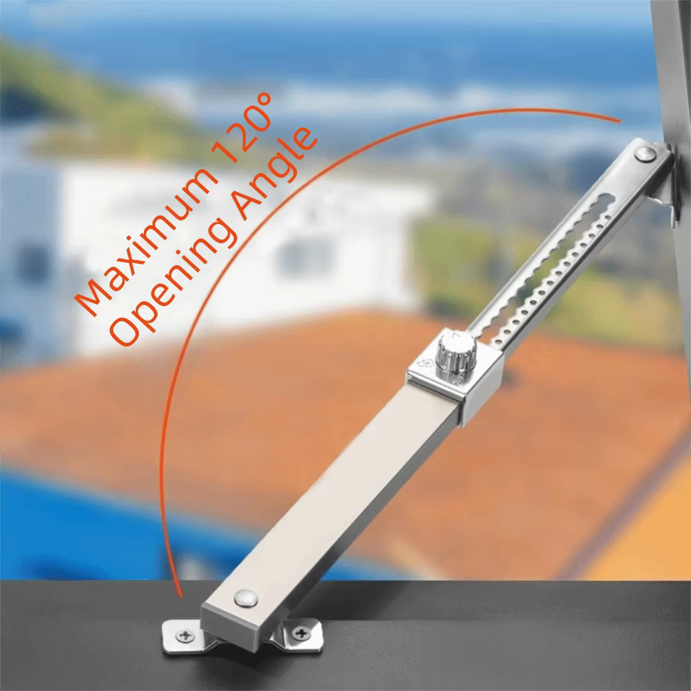 Limiteur de fenêtre télescopique en acier inoxydable