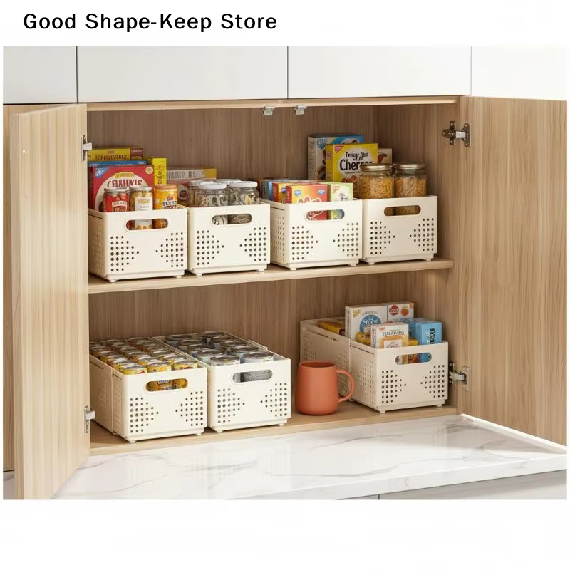Boîte de rangement en plastique portable