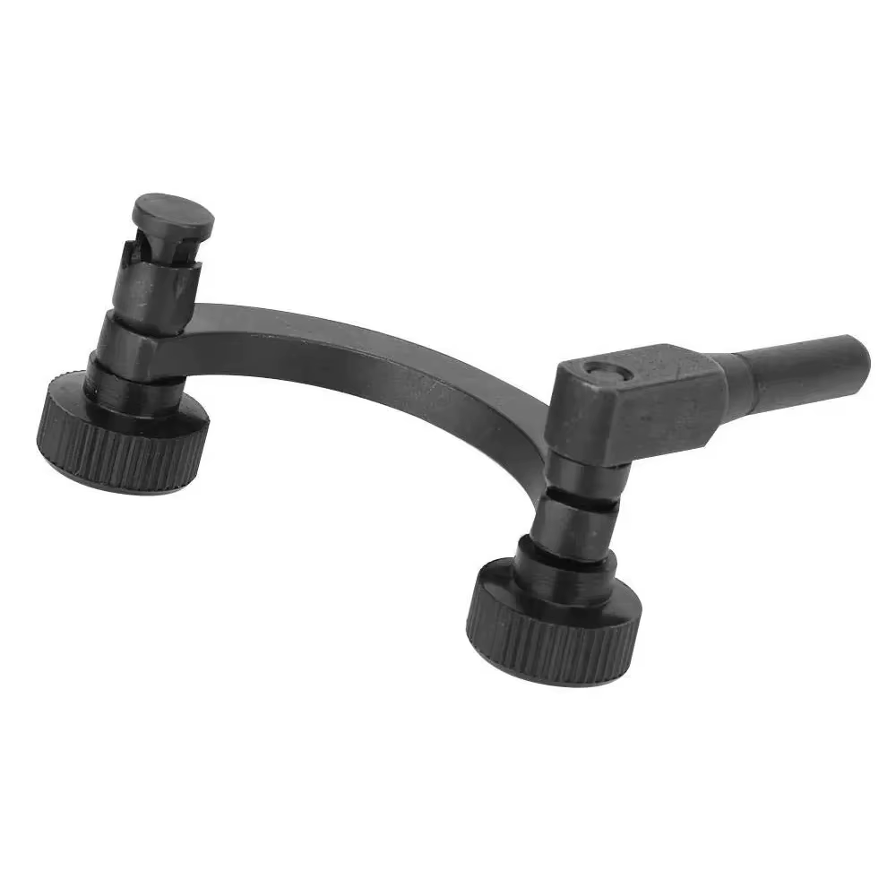 Support de table central en forme d'arc avec outil de mesure à indicateur de cadran pour l'assemblage