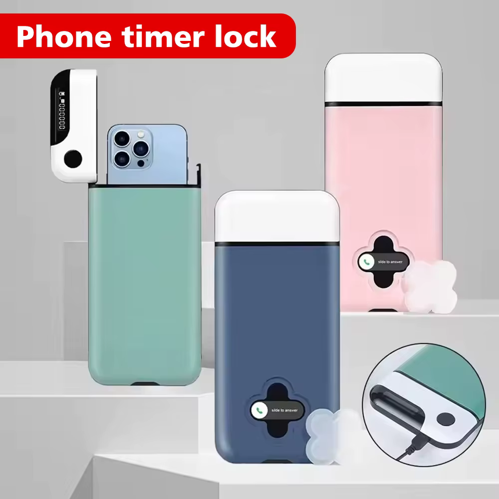 Boîte de verrouillage pour téléphone Portable, minuterie, boîtier de verrouillage pour Smartphone, coffre-fort chronométré, autodiscipline, boîte de maintien, limite, utilisation pour téléphones porta