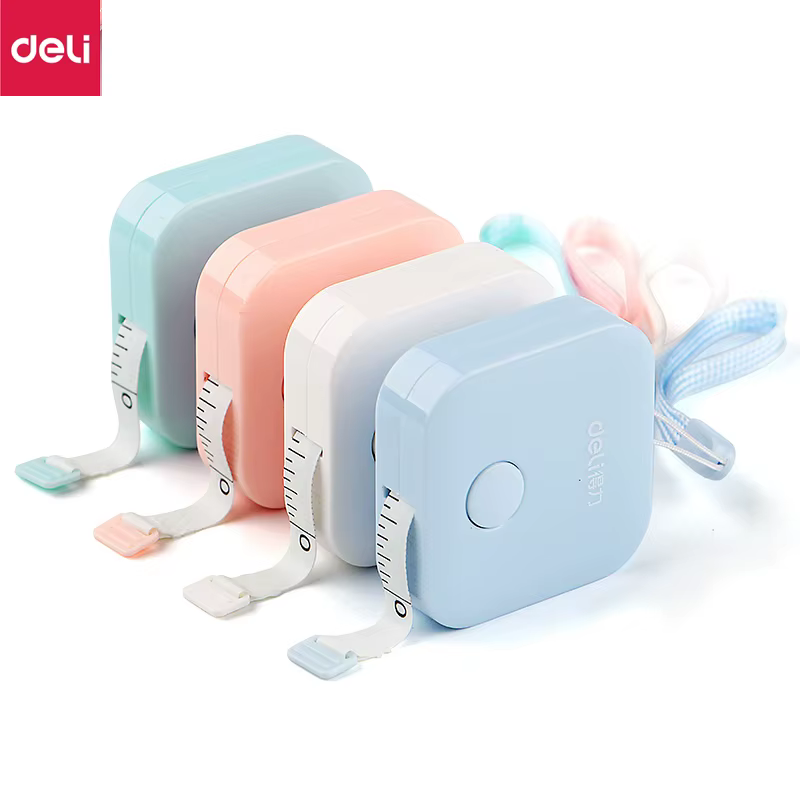 Deli – ruban à mesurer Portable en cuir
