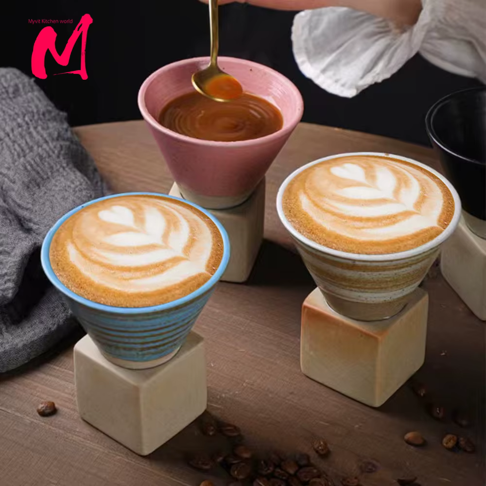 Tasse à café en céramique rétro créative