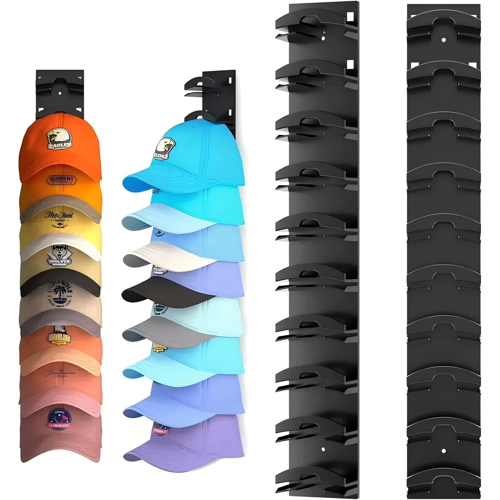 Support de rangement pour casquettes de baseball à 10 grilles