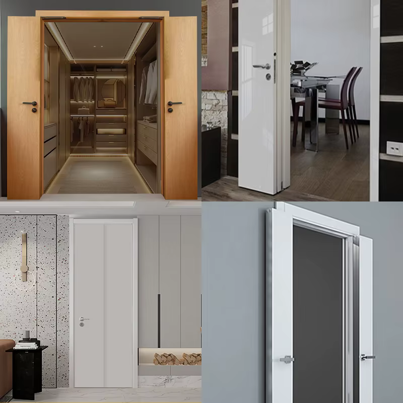 Charnière de porte pliante pour porte en bois
