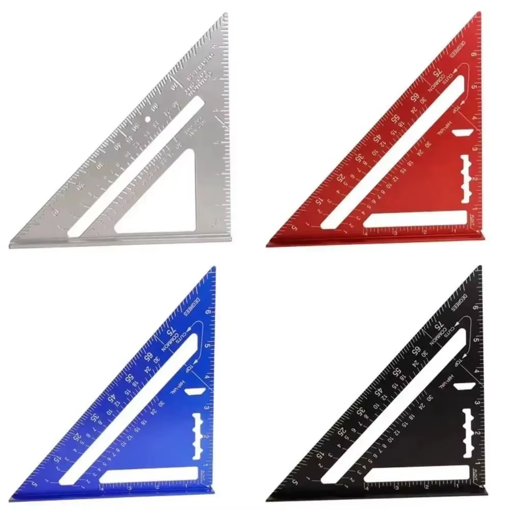 Règle d'angle métrique en pouces