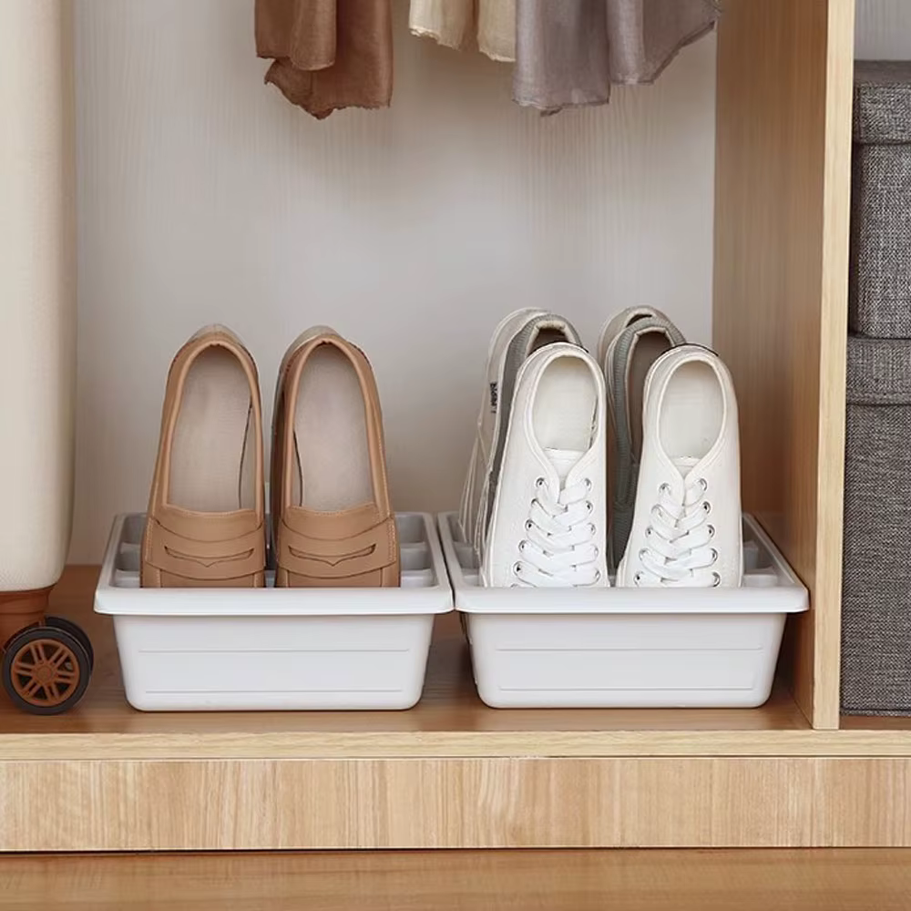 Étagères de rangement pour chaussures en plastique T1