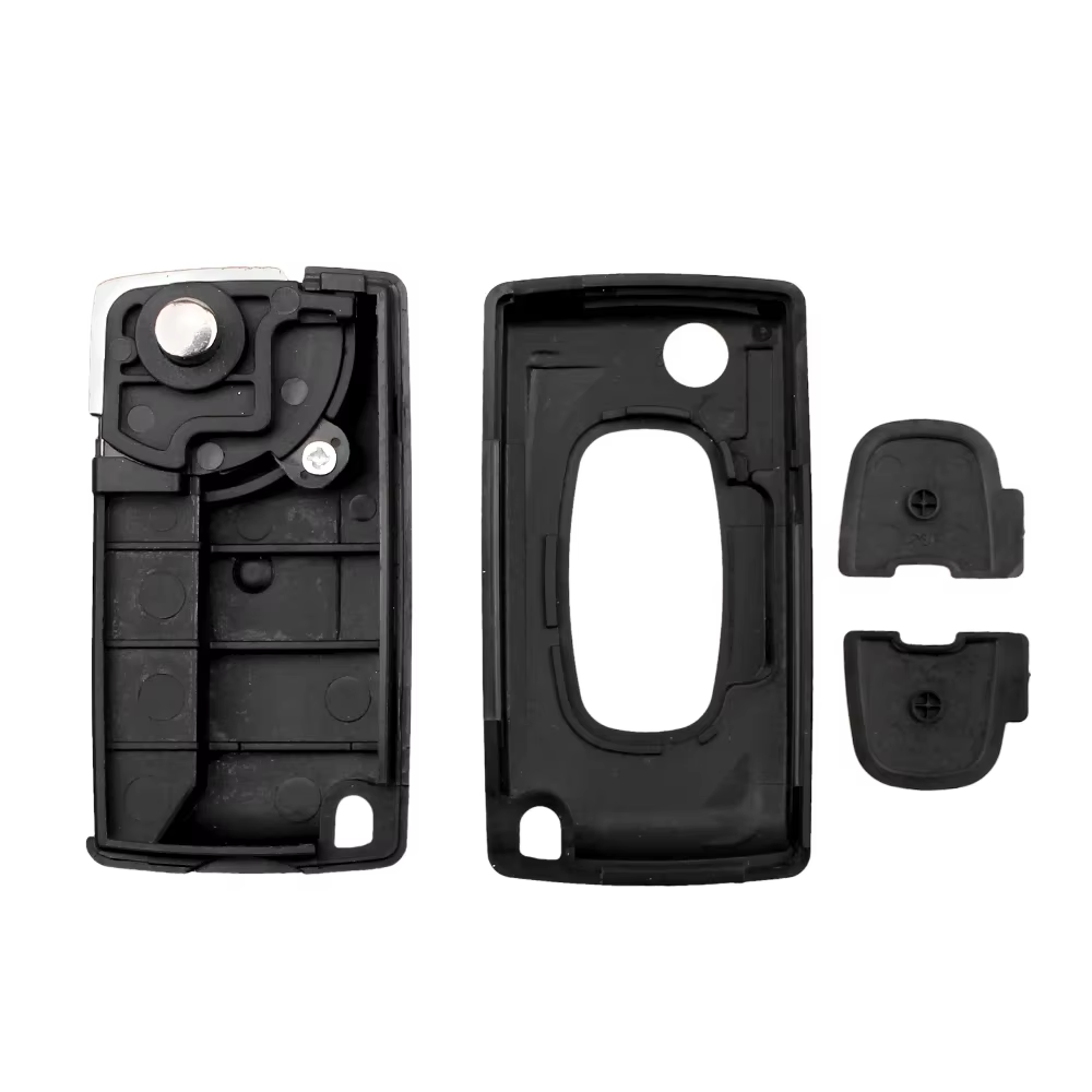 KEYYOU – porte-clés à rabat à 2 boutons, 4007 lame, pour Peugeot 4008 ET MIT-11R Citroen c-cross C4 Aircross, CE1731