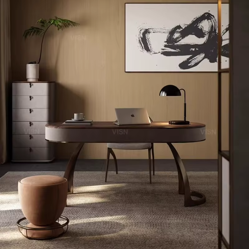 Bureau d'angle De luxe debout Design moderne Style européen Escritorios De Ordenador meubles De configuration