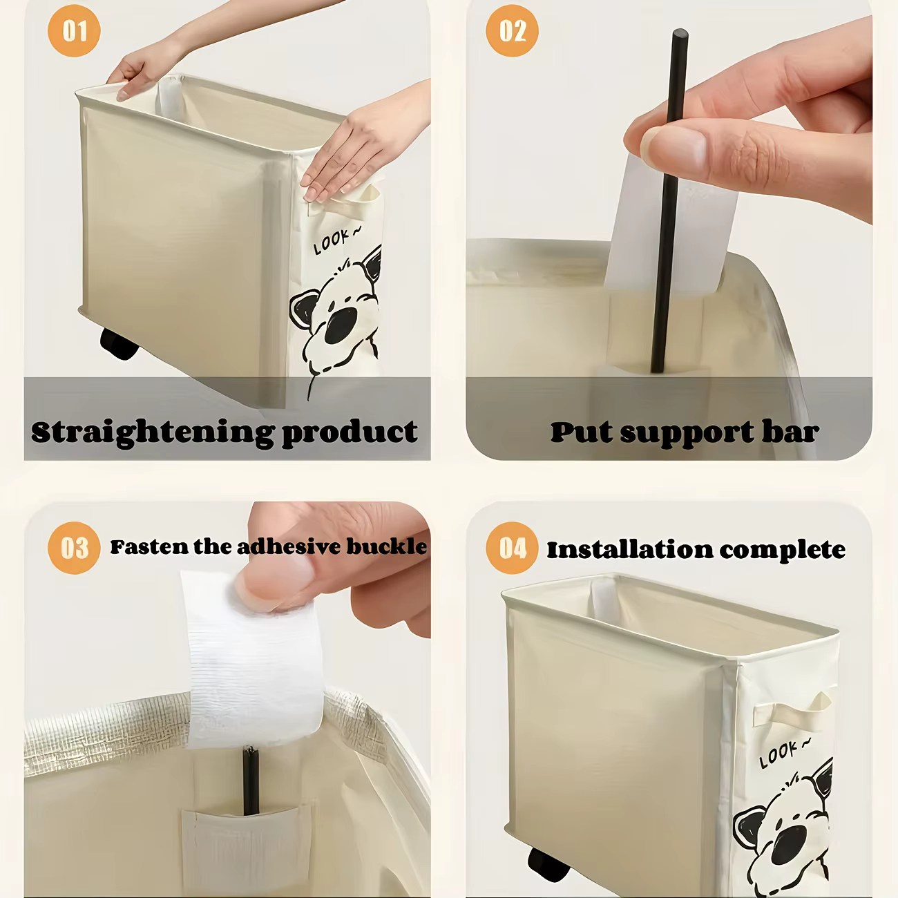 Panier de rangement pour le bureau avec roulettes