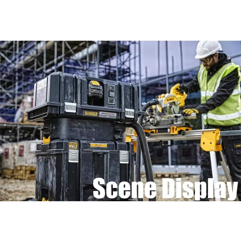 DEWALT TSTAK IP54 boîte de rangement Mobile verrouillable étanche à la poussière empilable grande taille