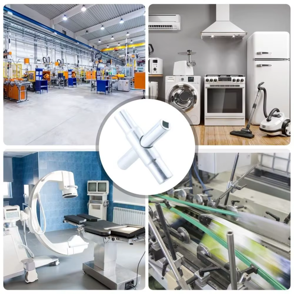 Clé multifonctionnelle 4-en-1 pour robinet